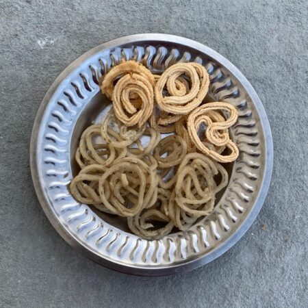 Beeyampindi vadiyalu / Rice flour fryums